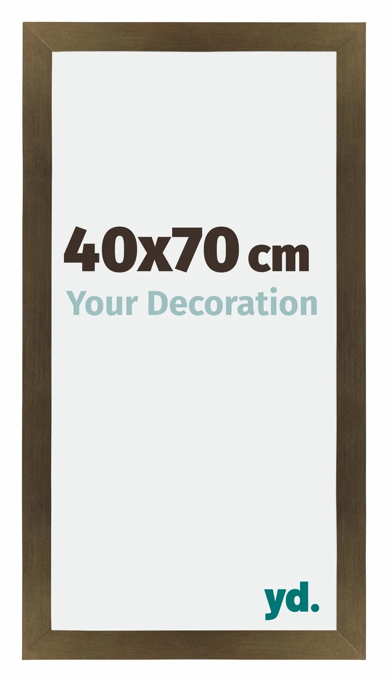 Bilderrahmen 40x70 cm - Bronze Dekor - MDF - Mura
