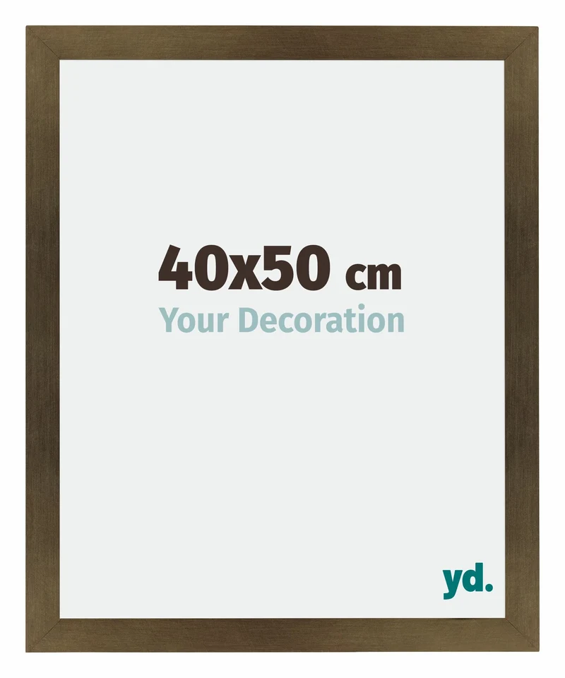 Bilderrahmen 40x50 cm - Bronze Dekor - MDF - Mura
