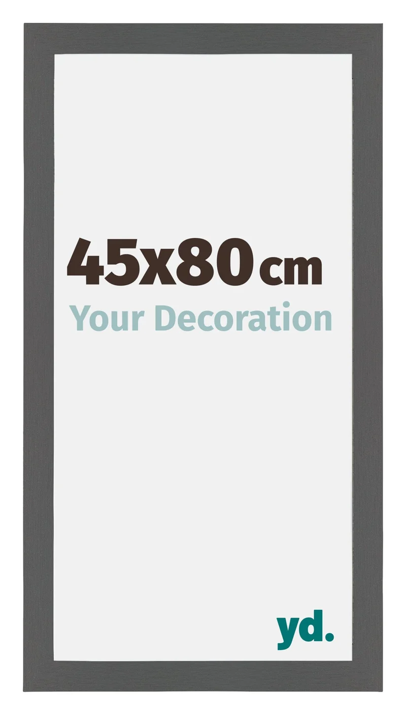 Bilderrahmen 45x80 cm - Antrazit - MDF - Mura