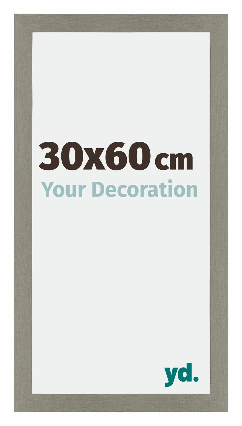 Bilderrahmen 30x60 cm - Grau - MDF - Mura