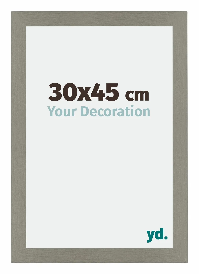 Bilderrahmen 30x45 cm - Grau - MDF - Mura