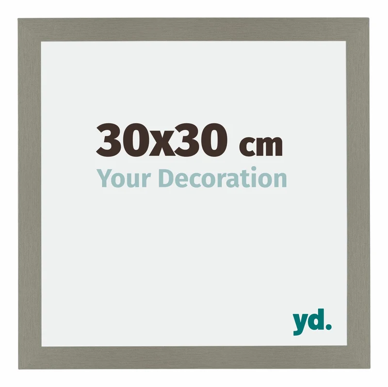 Bilderrahmen 30x30 cm - Grau - MDF - Mura