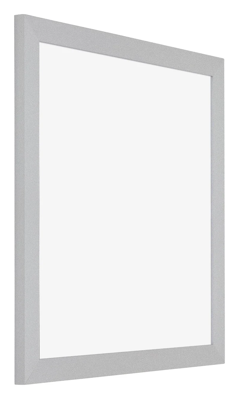 Bilderrahmen 25x25 cm - Silber Matt - MDF - Mura