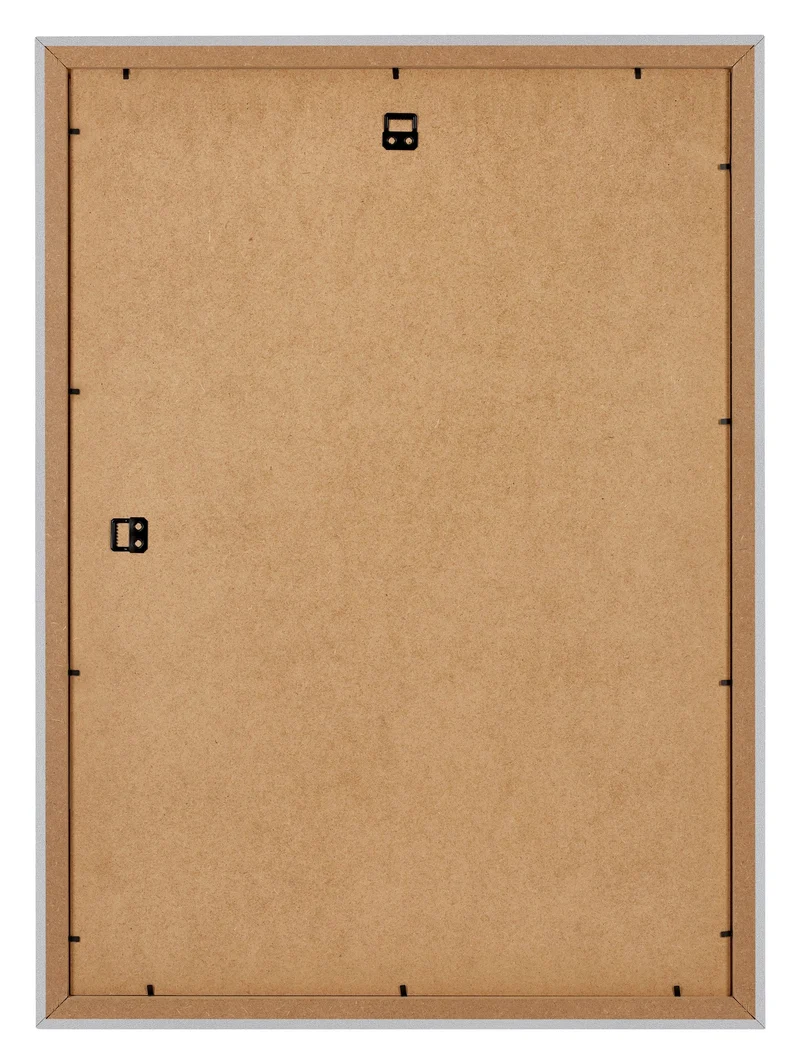 Bilderrahmen A4 - 21x29,7 cm - DIN A4 Silber Matt - MDF - Mura