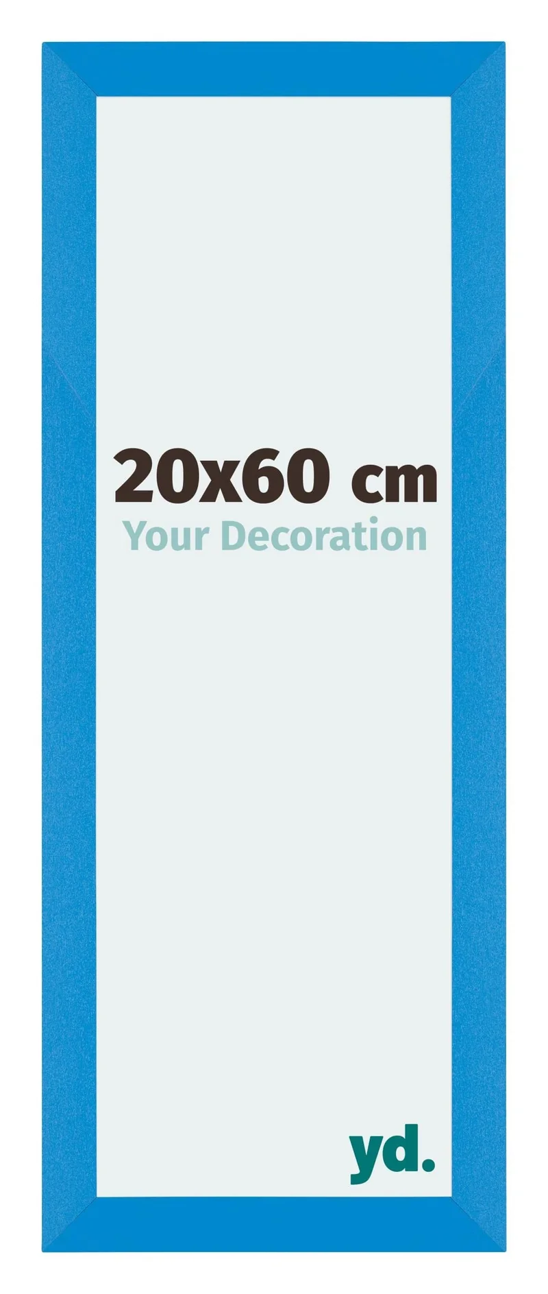 Bilderrahmen 20x60 cm - Hellblau - MDF - Mura