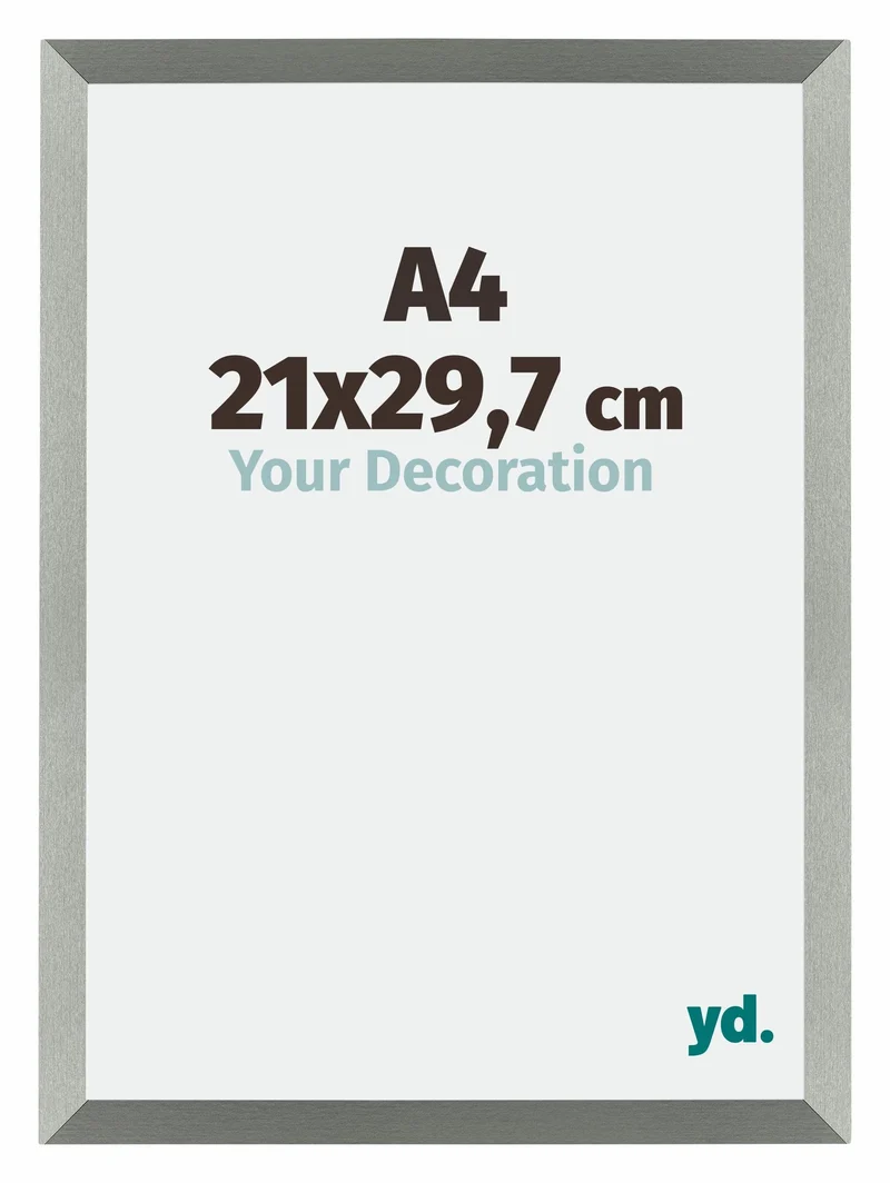 Bilderrahmen A4 - 21x29,7 cm - DIN A4 Champagner - MDF - Mura