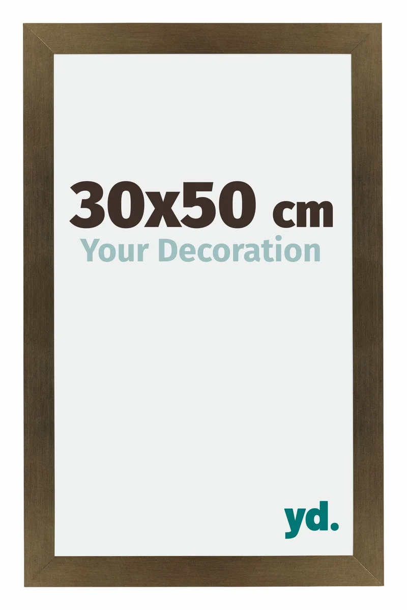 Bilderrahmen 30x50 cm - Bronze Dekor - MDF - Mura