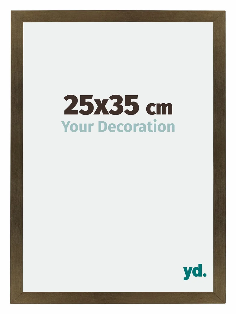 Bilderrahmen 25x35 cm - Bronze Dekor - MDF - Mura