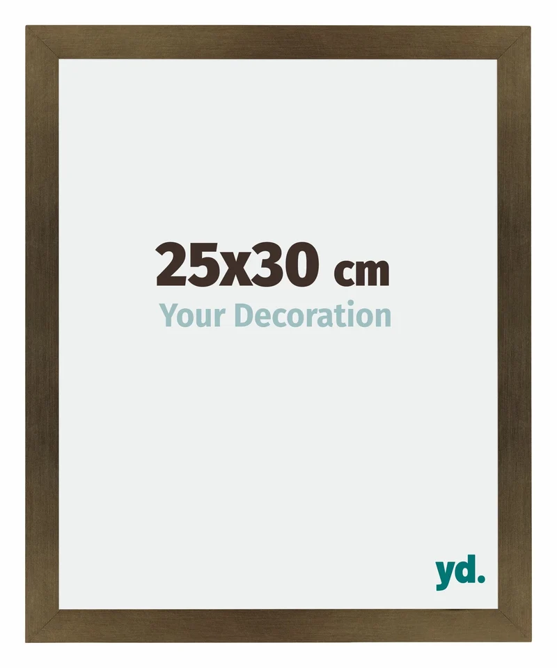 Bilderrahmen 25x30 cm - Bronze Dekor - MDF - Mura