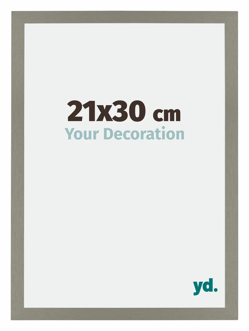 Bilderrahmen 21x30 cm - Grau - MDF - Mura