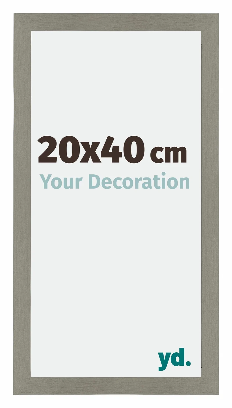 Bilderrahmen 20x40 cm - Grau - MDF - Mura