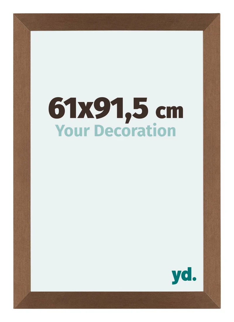 Bilderrahmen 61x91,5 cm - Kupfer Dekor - MDF - Mura