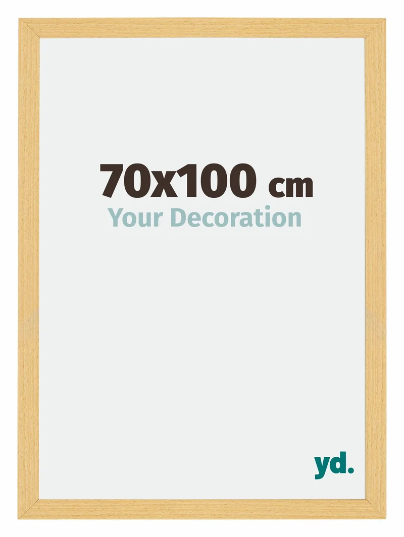 Bilderrahmen 70x100 cm - Buche Dekor - MDF - Mura