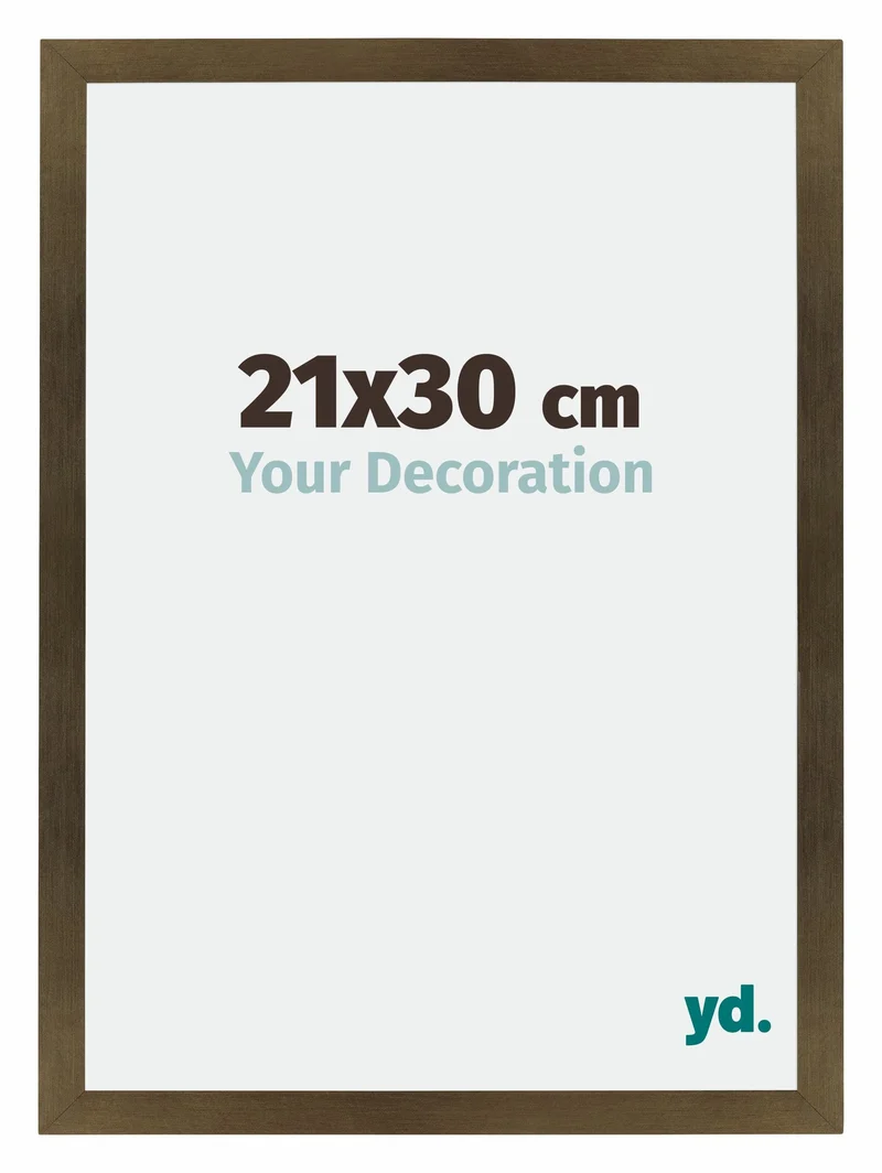 Bilderrahmen 21x30 cm - Bronze Dekor - MDF - Mura