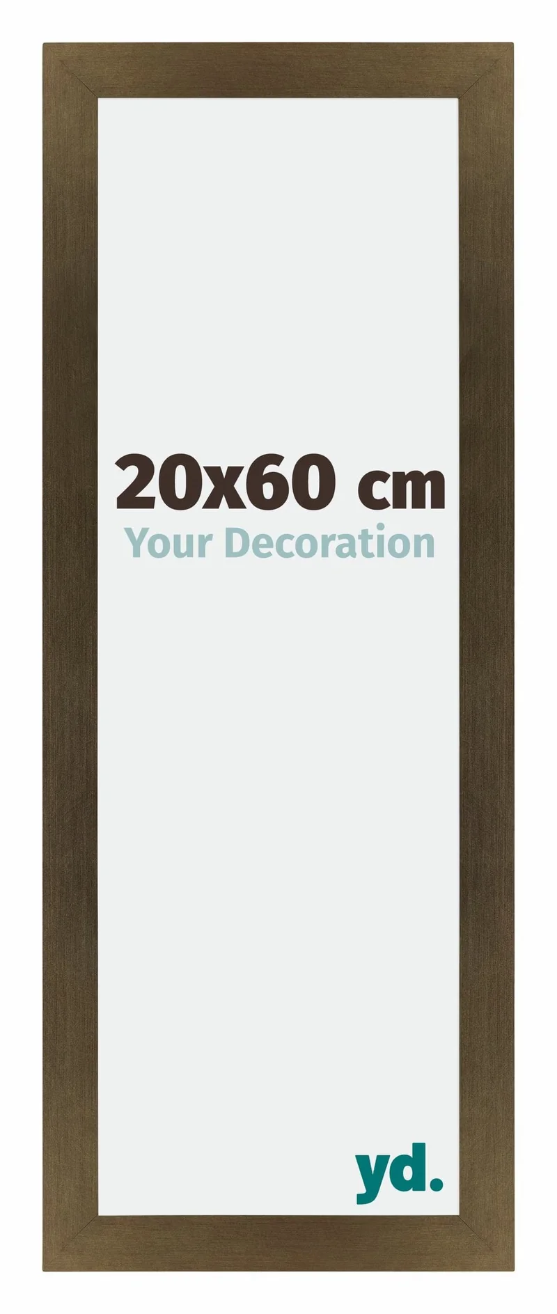 Bilderrahmen 20x60 cm - Bronze Dekor - MDF - Mura