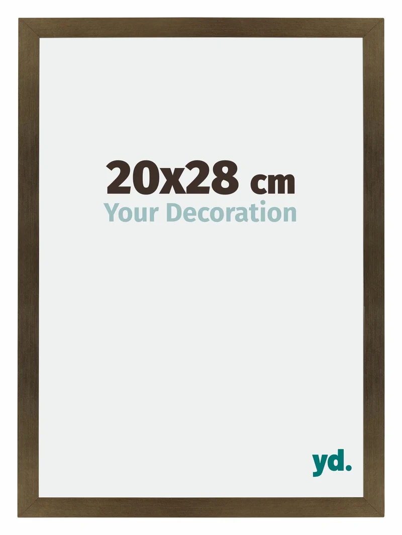 Bilderrahmen 20x28 cm - Bronze Dekor - MDF - Mura