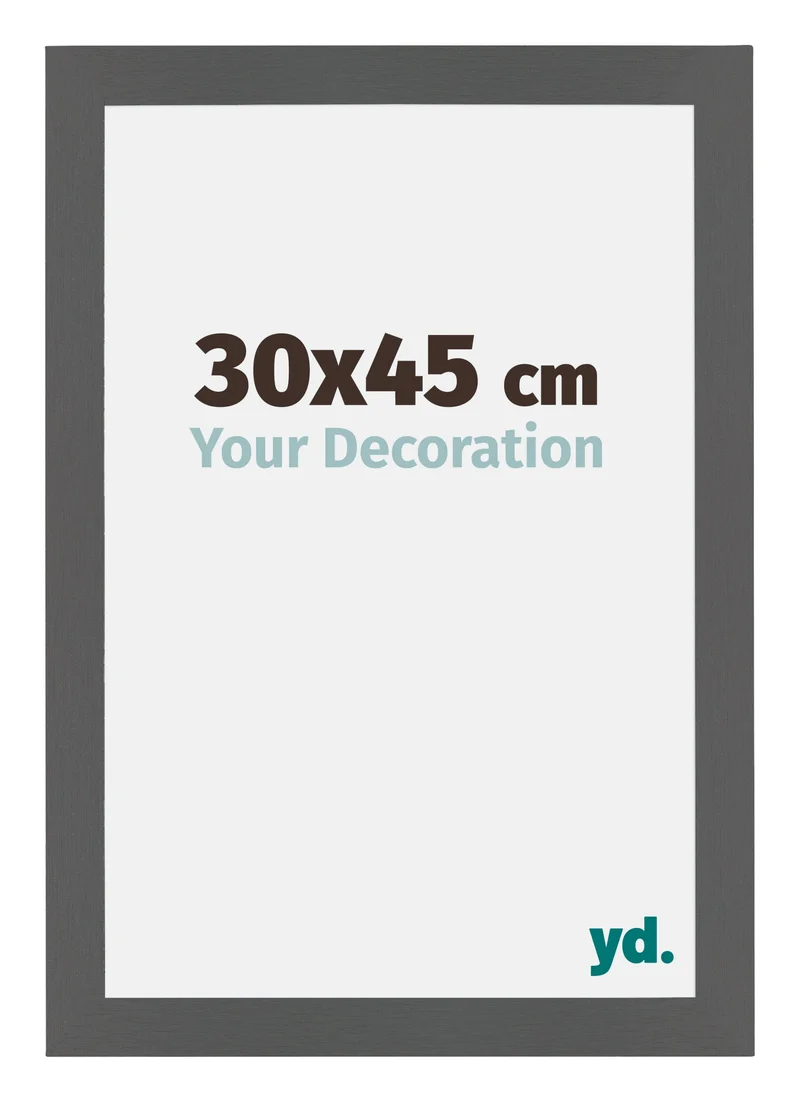 Bilderrahmen 30x45 cm - Antrazit - MDF - Mura
