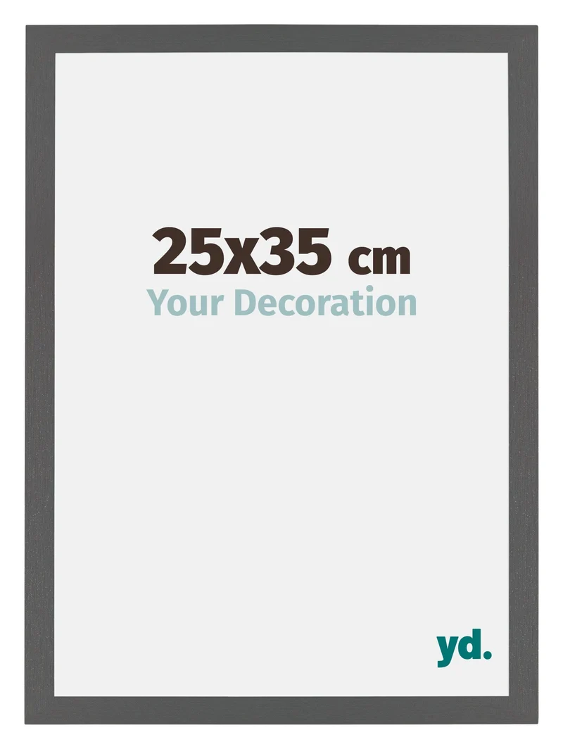 Bilderrahmen 25x35 cm - Antrazit - MDF - Mura