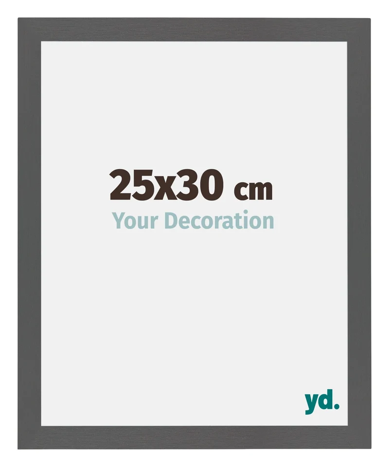 Bilderrahmen 25x30 cm - Antrazit - MDF - Mura