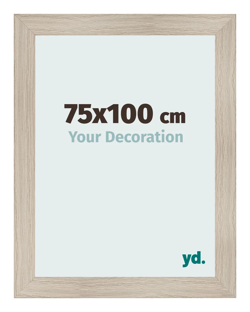 Bilderrahmen 75x100 cm - Eiche Hell - MDF - Pisa