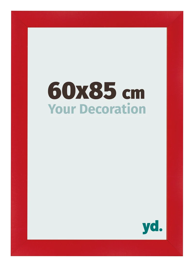 Bilderrahmen 60x85 cm - Rot - MDF - Pisa