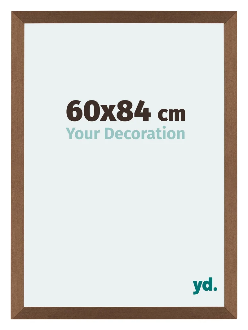 Bilderrahmen 60x84 cm - Kupfer Dekor - MDF - Mura