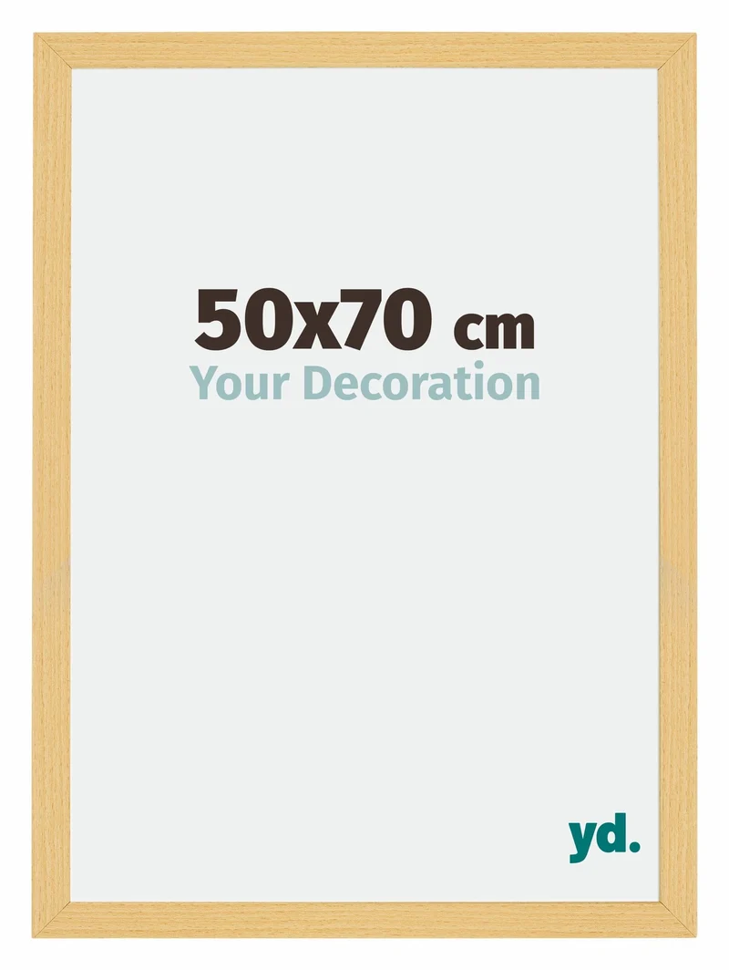 Bilderrahmen 50x70 cm - Buche Dekor - MDF - Mura