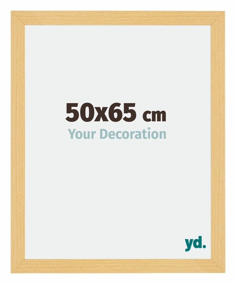Bilderrahmen 50x65 cm - Buche Dekor - MDF - Mura