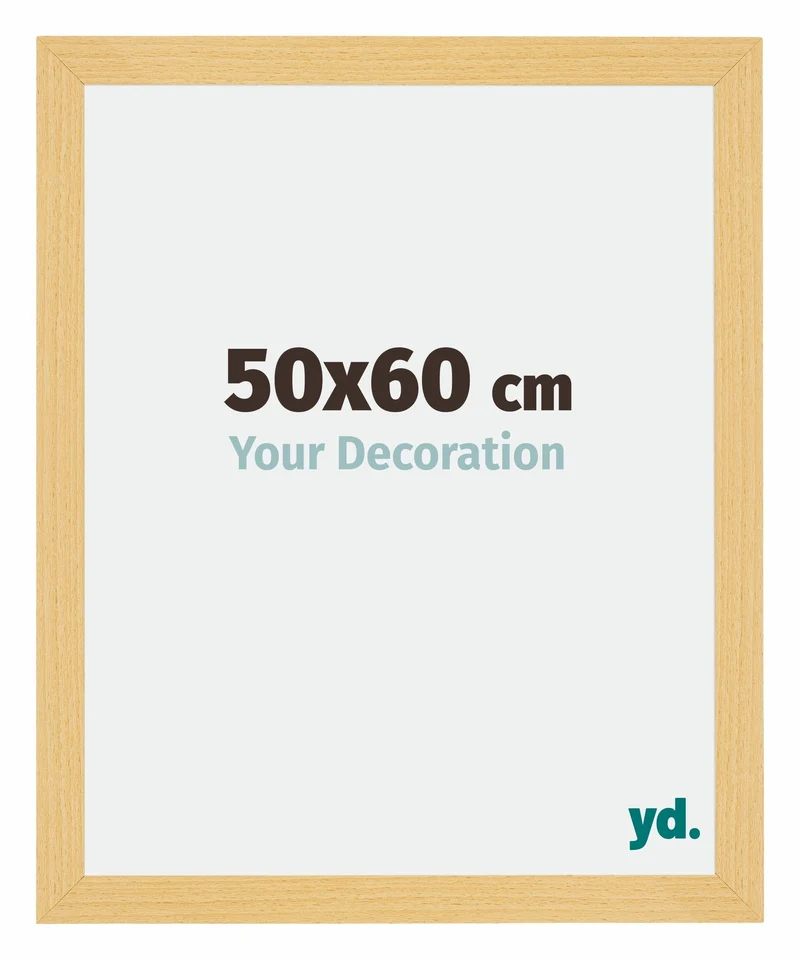 Bilderrahmen 50x60 cm - Buche Dekor - MDF - Mura