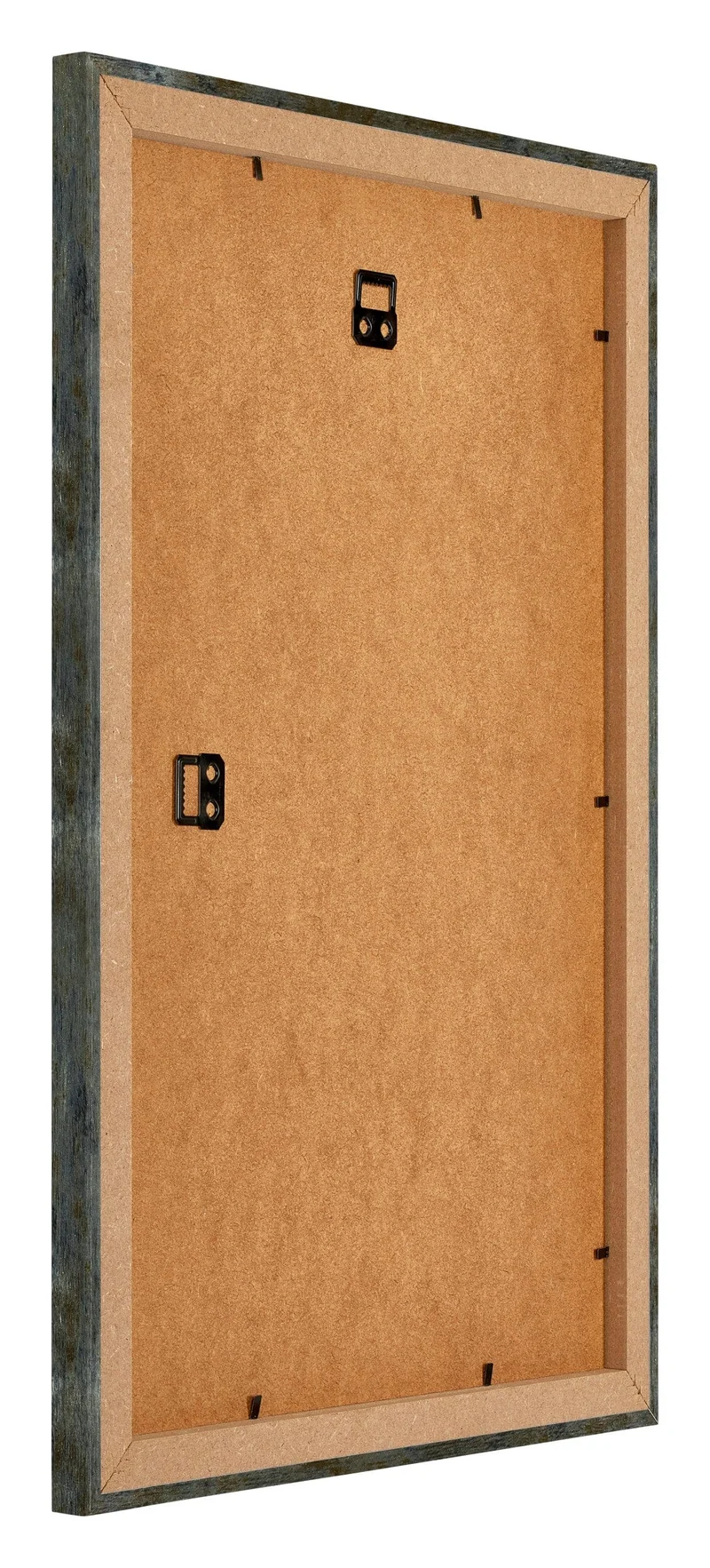 Bilderrahmen 62x93 cm - Blau Gold Meliert - MDF - Mura