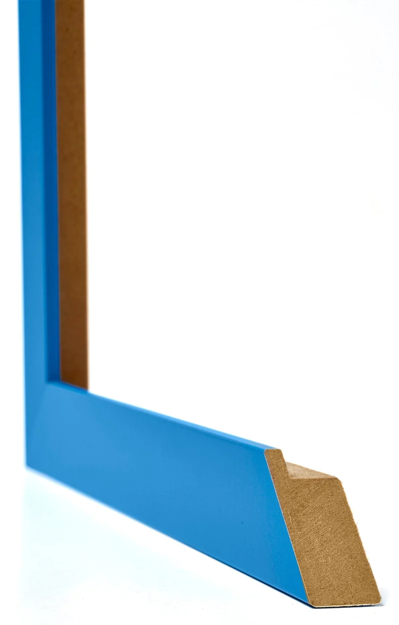 Bilderrahmen 60x80 cm - Hellblau - MDF - Mura