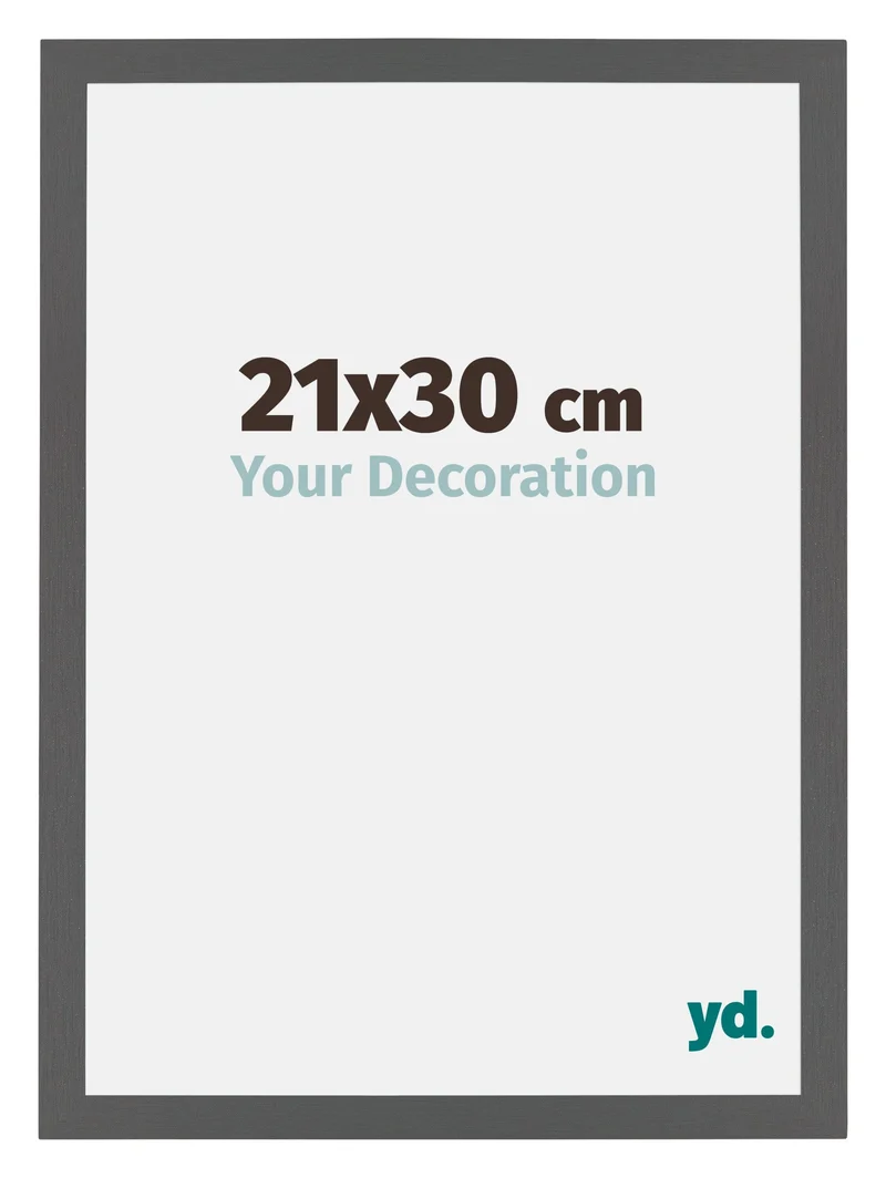 Bilderrahmen 21x30 cm - Antrazit - MDF - Mura