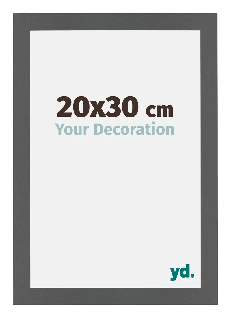 Bilderrahmen 20x30 cm - Antrazit - MDF - Mura