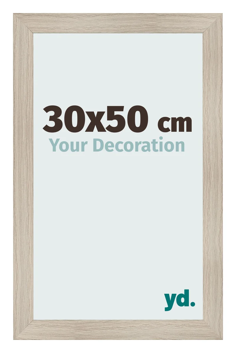 Bilderrahmen 30x50 cm - Eiche Hell - MDF - Pisa