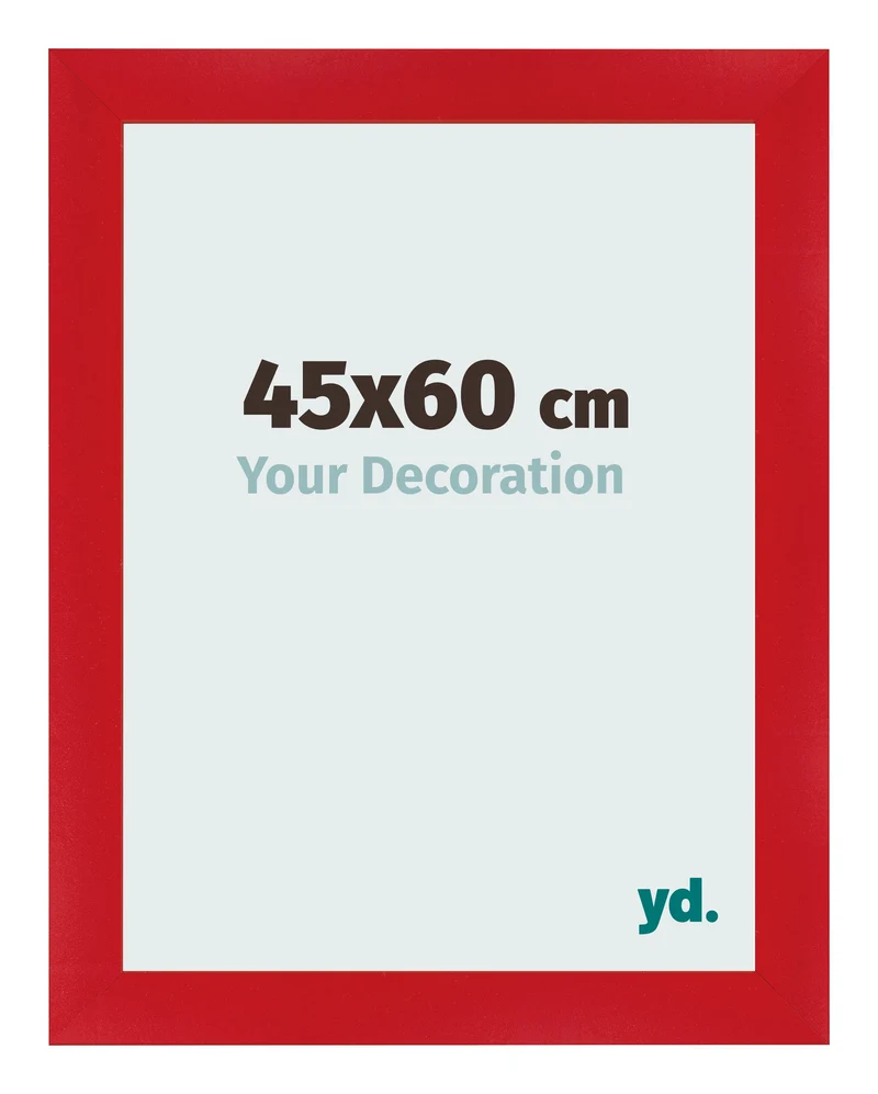 Bilderrahmen 45x60 cm - Rot - MDF - Pisa