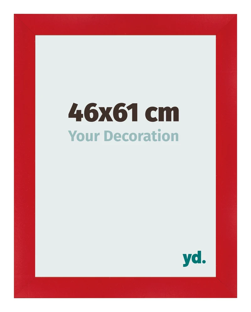 Bilderrahmen 46x61 cm - Rot - MDF - Pisa