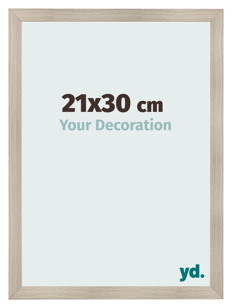 Bilderrahmen 21x30 cm - Eiche Hell - MDF - Pisa