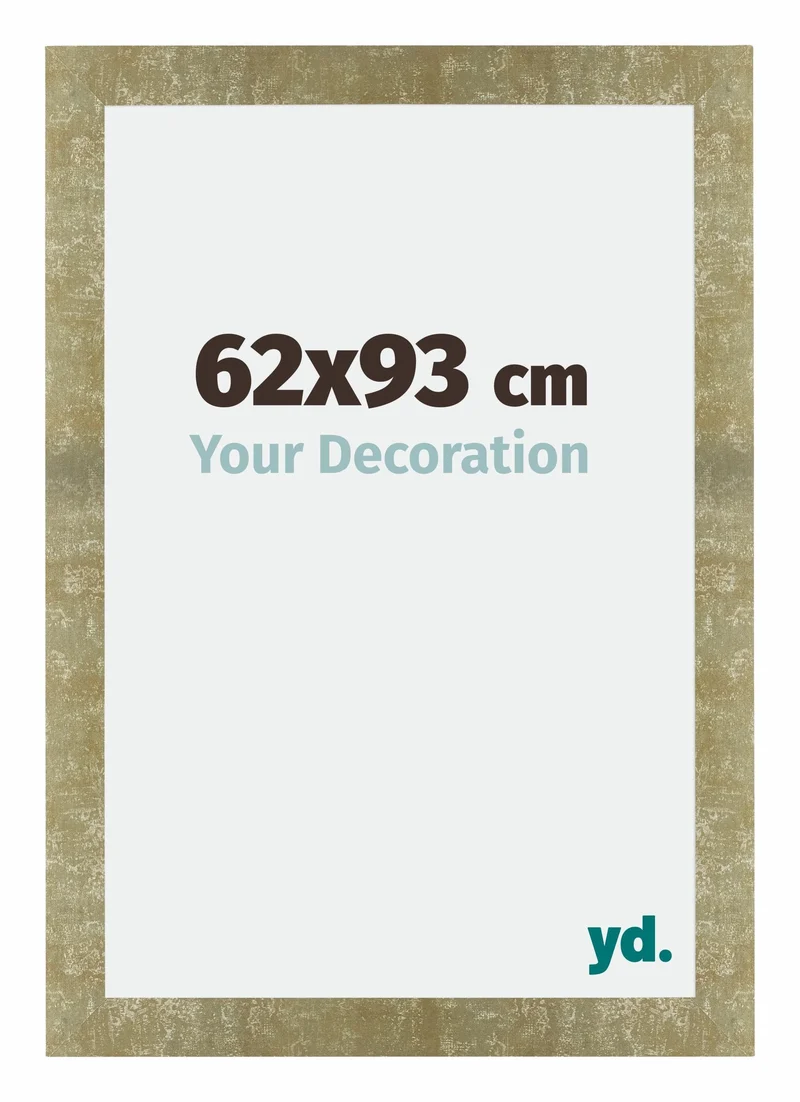 Bilderrahmen 62x93 cm - Gold Antik - MDF - Mura