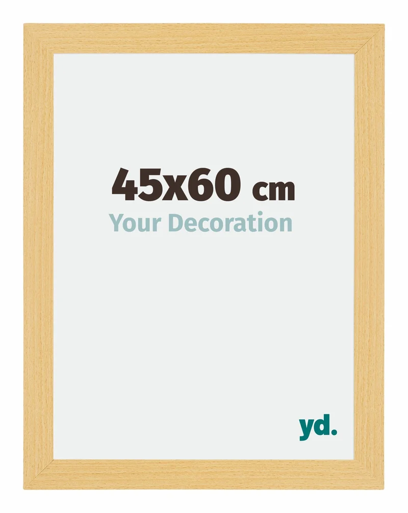 Bilderrahmen 45x60 cm - Buche Dekor - MDF - Mura
