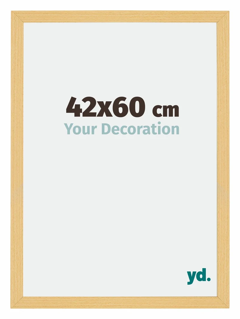 Bilderrahmen 42x60 cm - Buche Dekor - MDF - Mura