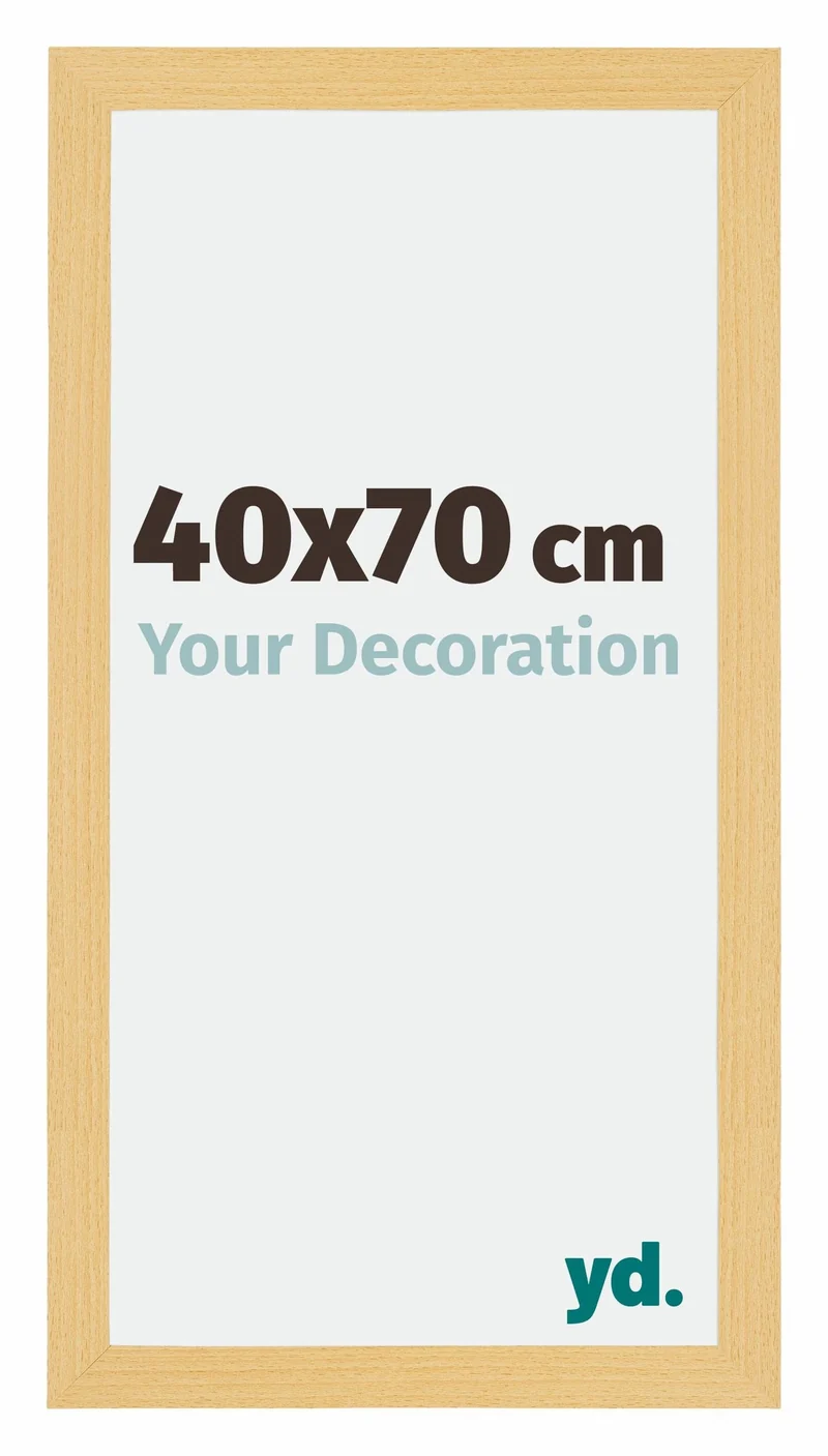 Bilderrahmen 40x70 cm - Buche Dekor - MDF - Mura