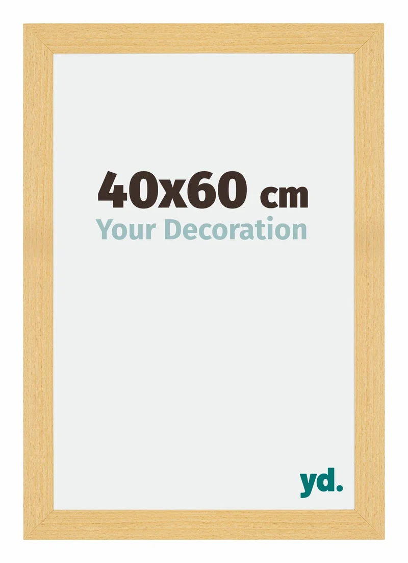 Bilderrahmen 40x60 cm - Buche Dekor - MDF - Mura