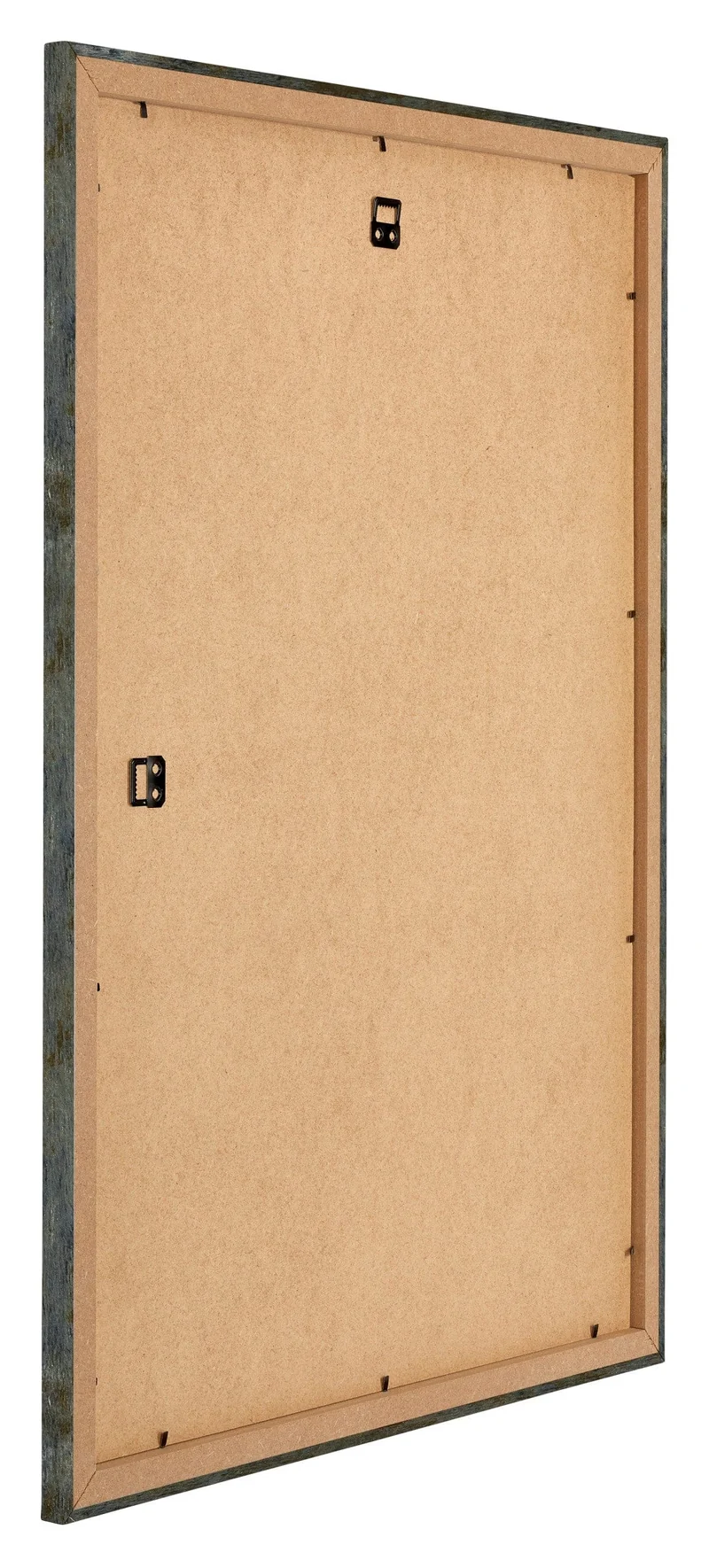 Bilderrahmen 50x65 cm - Blau Gold Meliert - MDF - Mura