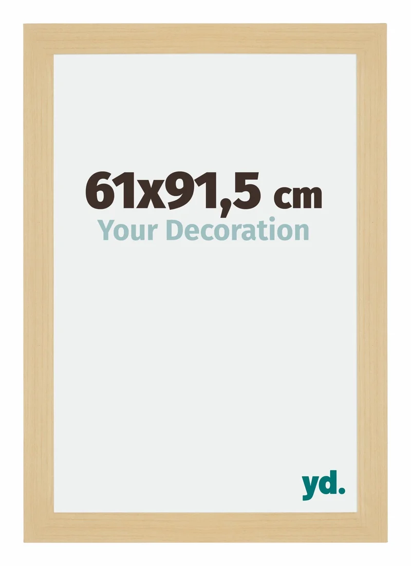 Bilderrahmen 61x91,5 cm - Ahorn Dekor - MDF - Mura