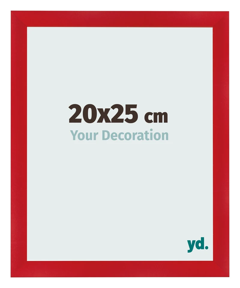 Bilderrahmen 20x25 cm - Rot - MDF - Pisa