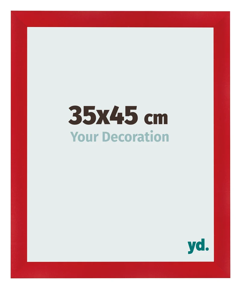 Bilderrahmen 35x45 cm - Rot - MDF - Pisa