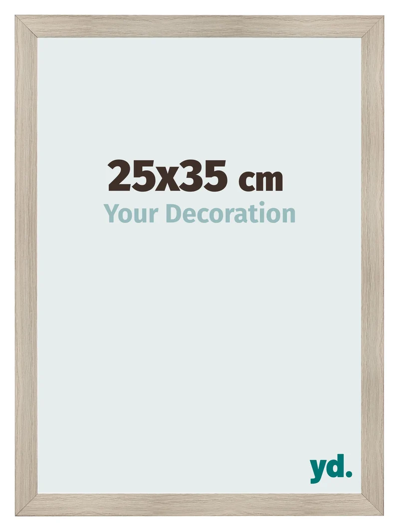 Bilderrahmen 25x35 cm - Eiche Hell - MDF - Pisa