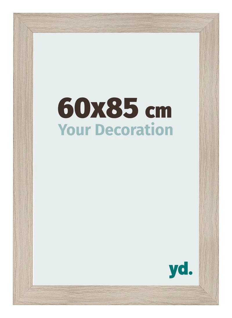 Bilderrahmen 60x85 cm - Eiche Hell - MDF - Pisa