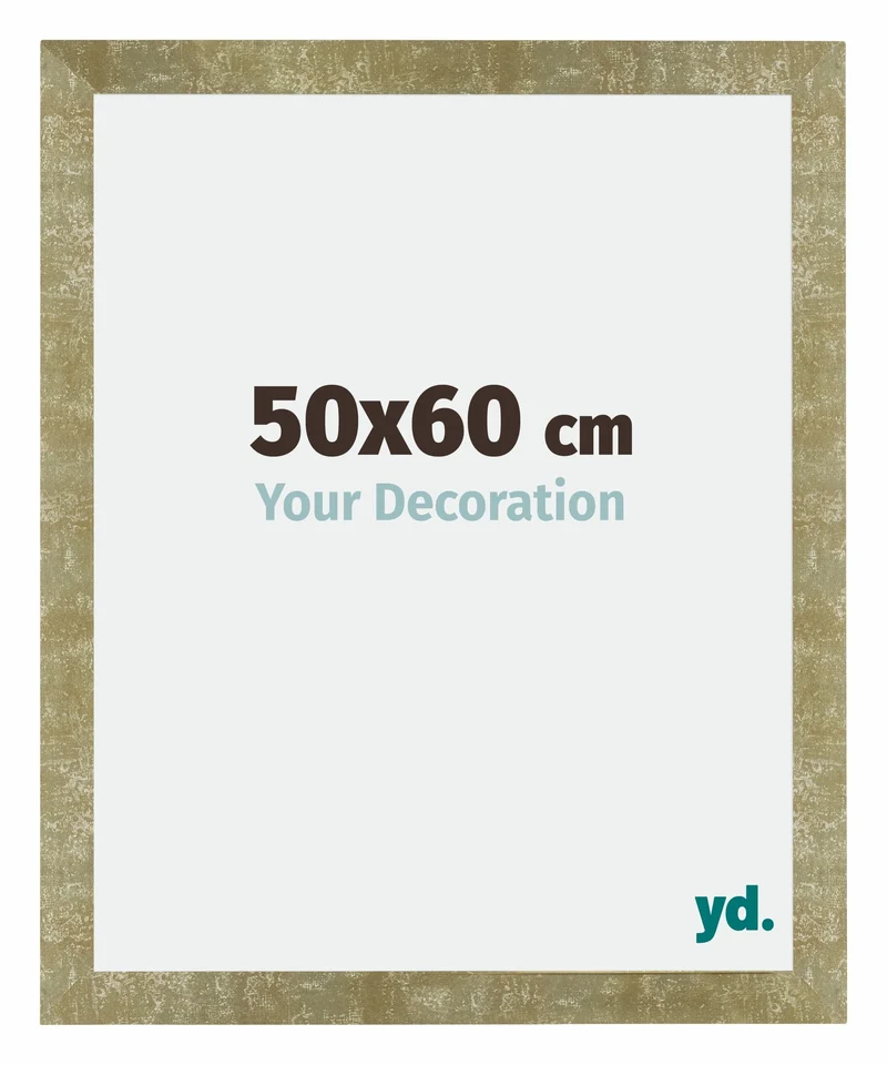 Bilderrahmen 50x60 cm - Gold Antik - MDF - Mura