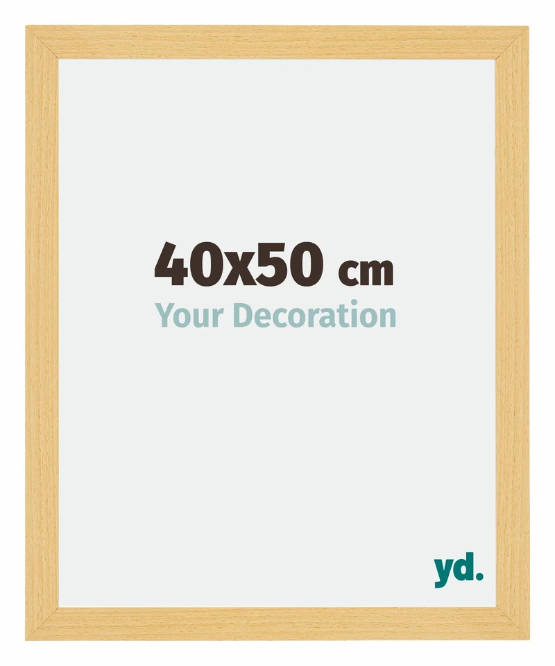 Bilderrahmen 40x50 cm - Buche Dekor - MDF - Mura